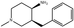 (3S,4R)-3-BENZYL-1-METHYLPIPERIDIN-4-AMINE 化学構造式