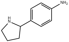4-(2-Pyrrolidinyl)benzenamine Struktur