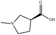 3-Pyrrolidinecarboxylic acid, 1-methyl-, (3S)- Structure