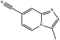 3-甲基咪唑并[1,2-A]吡啶-7-甲腈 结构式