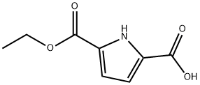 5-(ethoxycarbonyl)-1H-pyrrole-2-carboxylic acid Struktur