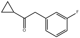 Cyclopropyl 3-Fluorobenzyl Ketone Struktur
