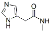 1H-Imidazole-5-acetamide,  N-methyl- 化学構造式