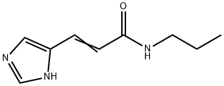 2-Propenamide,  3-(1H-imidazol-5-yl)-N-propyl- 结构式