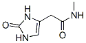 1H-Imidazole-4-acetamide,  2,3-dihydro-N-methyl-2-oxo- 化学構造式