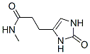 1H-Imidazole-4-propanamide,  2,3-dihydro-N-methyl-2-oxo- 化学構造式