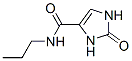 1H-Imidazole-4-carboxamide,  2,3-dihydro-2-oxo-N-propyl- Struktur