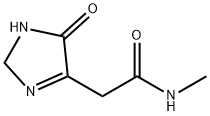 1H-Imidazole-4-acetamide,  2,5-dihydro-N-methyl-5-oxo- Struktur