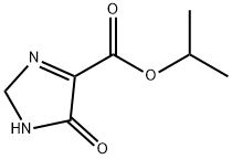 1H-Imidazole-4-carboxylic  acid,  2,5-dihydro-5-oxo-,  1-methylethyl  ester 化学構造式