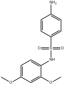 4-氨基-N-(2,4-二甲氧苯基)苯磺酰胺 结构式