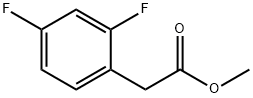 Methyl2,4-difluorophenylacetate97% 化学構造式