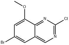 6-BROMO-2-CHLORO-8-METHOXYQUINAZOLINE