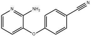4-(2-aminopyridin-3-yloxy)benzonitrile Structure