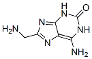 2H-Purin-2-one,  6-amino-8-(aminomethyl)-1,3-dihydro- 结构式