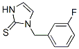 1-(3-Fluorobenzyl)-4-imidazoline-2-thione,95333-80-5,结构式