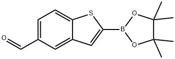5-FORMYLBENZO[B]THIOPHENE-2-BORONIC ACID PINACOL ESTER Struktur