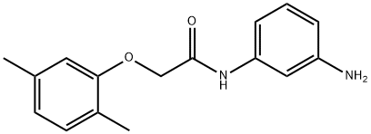 N-(3-Aminophenyl)-2-(2,5-dimethylphenoxy)acetamide Struktur