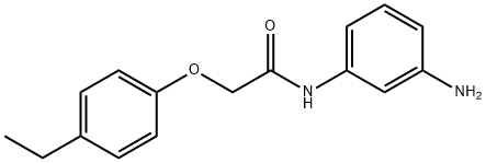 N-(3-Aminophenyl)-2-(4-ethylphenoxy)acetamide,953723-98-3,结构式