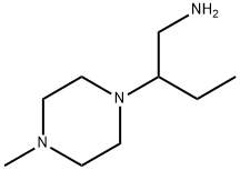2-(4-甲基-1-哌嗪基)-1-丁胺,953739-57-6,结构式
