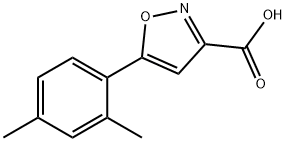 953753-81-6 5-(2,4-ジメチルフェニル)-1,2-オキサゾール-3-カルボン酸