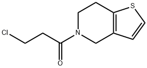 3-Chloro-1-{4H,5H,6H,7H-thieno-[3,2-c]pyridin-5-yl}propan-1-one Structure