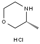 (R)-3-メチルモルホリン塩酸塩 化学構造式