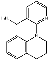 {2-[3,4-Dihydro-1(2H)-quinolinyl]-3-pyridinyl}methanamine,953884-19-0,结构式