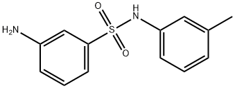 3-amino-N-(3-methylphenyl)benzenesulfonamide 结构式