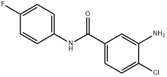 3-amino-4-chloro-N-(4-fluorophenyl)benzamide Structure