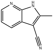 2-Methyl-1H-pyrrolo[2,3-b]pyridine-3-carbonitrile Structure