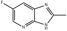 3H-Imidazo[4,5-b]pyridine,  6-fluoro-2-methyl- 化学構造式