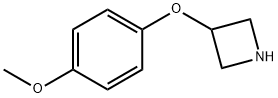 3-(4-甲氧基苯氧基)氮杂环丁烷, 954220-70-3, 结构式