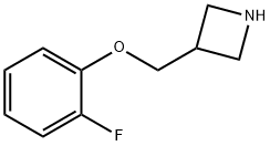 3-(2-Fluoro-phenoxymethyl)-azetidine Struktur