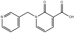 2-oxo-1-(pyridin-3-ylmethyl)-1,2-dihydropyridine-3-carboxylic acid Structure