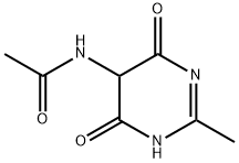 Acetamide,  N-(1,4,5,6-tetrahydro-2-methyl-4,6-dioxo-5-pyrimidinyl)- Structure