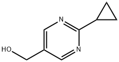 (2-cyclopropylpyrimidin-5-yl)methanol Struktur