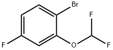 1-Bromo-2-difluoromethoxy-4-fluoro-benzene Struktur