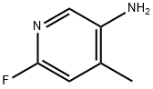 6-Fluoro-4-methyl-pyridin-3-ylamine Structure