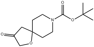 3-オキソ-1-オキサ-8-アザスピロ[4.5]デカン-8-カルボン酸TERT-ブチル 化学構造式