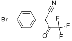 2-(4-BROMO-PHENYL)-4,4,4-TRIFLUORO-3-OXO-BUTYRONITRILE Struktur