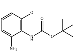 (2-AMINO-6-METHOXY-PHENYL)-CARBAMIC ACID TERT-BUTYL ESTER Struktur