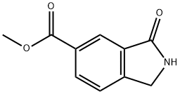 3-OXO-2,3-DIHYDRO-1H-ISOINDOLE-5-CARBOXYLIC ACID METHYL ESTER Structure