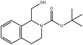1-HYDROXYMETHYL-3,4-DIHYDRO-1H-ISOQUINOLINE-2-CARBOXYLIC ACID TERT-BUTYL ESTER Structure