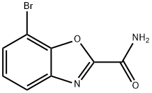 7-BROMO-BENZOOXAZOLE-2-CARBOXYLIC ACID AMIDE Structure