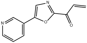 1-(5-PYRIDIN-3-YL-OXAZOL-2-YL)-PROPENONE 化学構造式