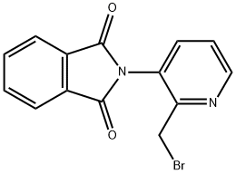 2-BROMOMETHYL-3-PHTHALIMIDO-PYRIDINE 化学構造式