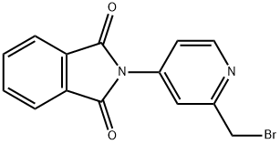 2-溴甲基-4-邻二苯甲酰胺吡啶,954240-70-1,结构式
