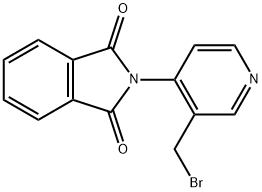 3-BROMOMETHYL-4-PHTHALIMIDO-PYRIDINE Structure
