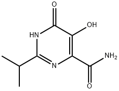 5,6-二羟基-2-异丙基嘧啶-4-甲酰胺, 954241-13-5, 结构式