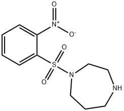 1-(2-NITRO-BENZENESULFONYL)-[1,4]DIAZEPANE Structure